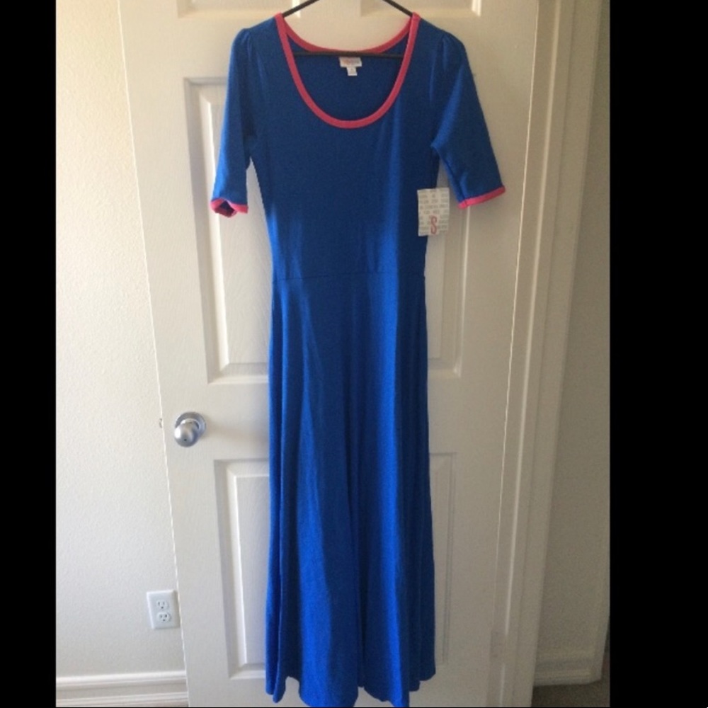 LuLaRoe Maxi Long Nicole Dress Small